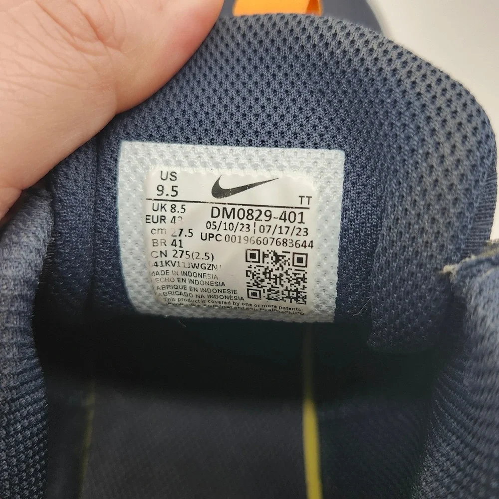 Nike Air Max Alpha Trainer 5 Midnight Navy Blue Orange DM0829-401 Mens 9.5